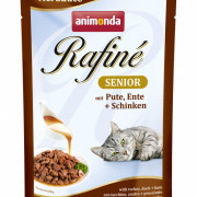 Animonda Animonda Паучи 100г Rafiné с индейкой, уткой и ветчиной для кошек старше