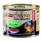 Animonda Carny Fleisch Menue Kitten консервы для котят старше 1 месяца, с курицей и кроликом