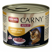 Animonda Carny Adult консервы для кошек старше 1 года, с курицей и уткой