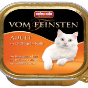 Animonda Vom Feinsten Adult консервы для кошек старше 1 года, с домашней птицей и телятиной