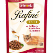 Animonda Animonda Паучи 100г Rafiné с домашней птицей, кроликом и ветчиной д/взро